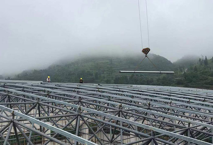 丹江口网架施工
